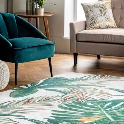 NuLOOM Tropical Leaves Indoor/Outdoor Area Rug New Arrivals
