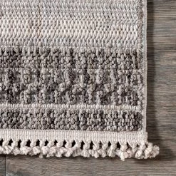 NuLOOM Lyla Modern Geometric Tassel Area Rug New Arrivals