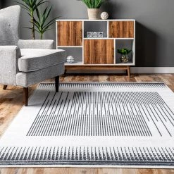 NuLOOM New Arrivals Chelsea Machine Washable Modern Abstract Line Area Rug 17 NuLOOM New Arrivals Chelsea Machine Washable Modern Abstract Line Area Rug