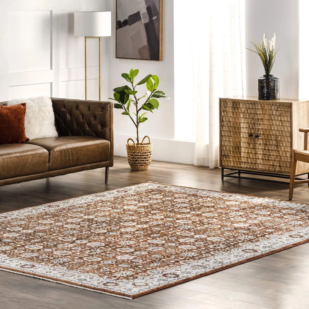 NuLOOM New Arrivals Riley Traditional Bordered Area Fringe Area Rug 2 NuLOOM New Arrivals Riley Traditional Bordered Area Fringe Area Rug