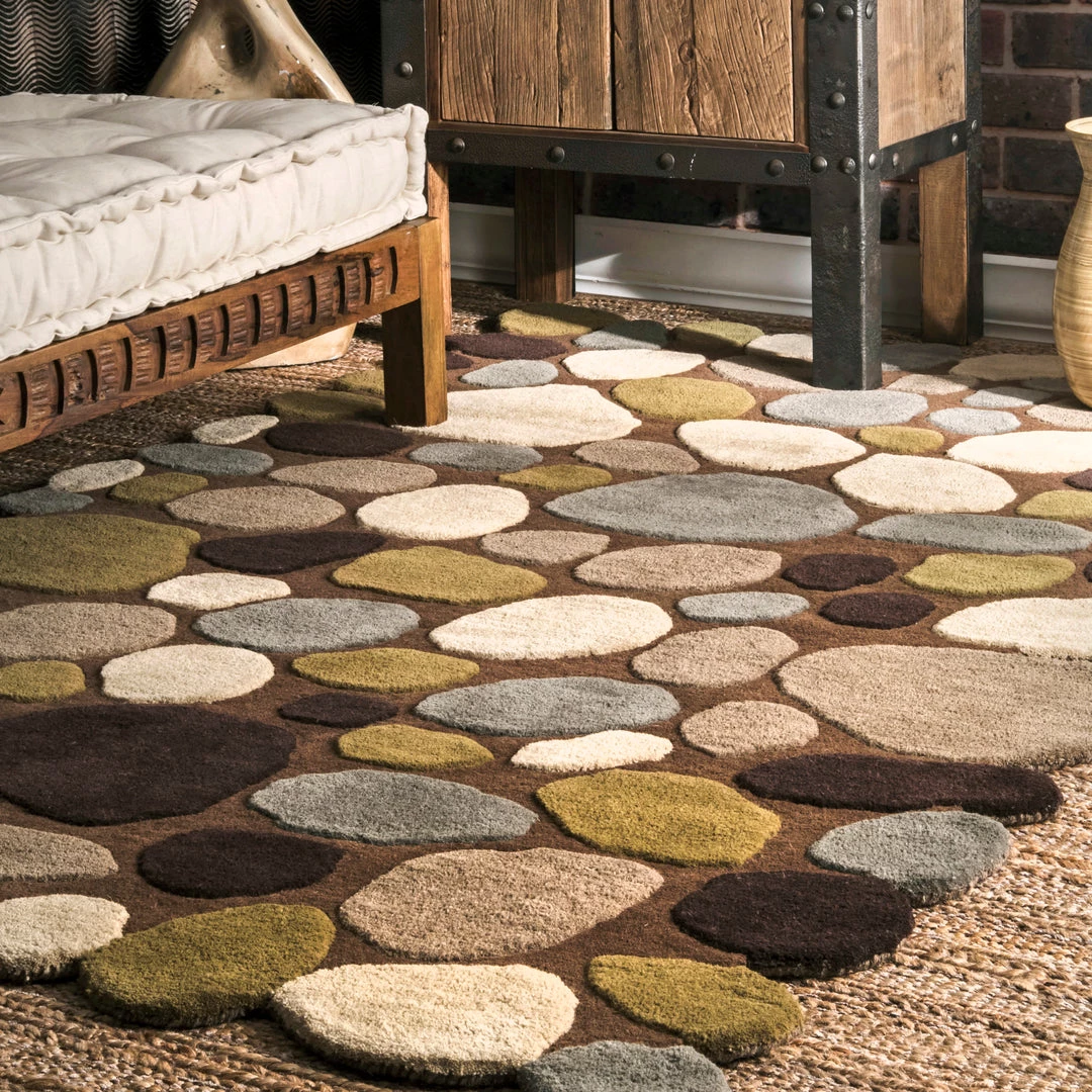 NuLOOM Hand Tufted Pebbles Area Rug 2 NuLOOM Hand Tufted Pebbles Area Rug