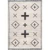 NuLOOM New Arrivals Layla Tribal Geometric Soft Shag Fringe Area Rug