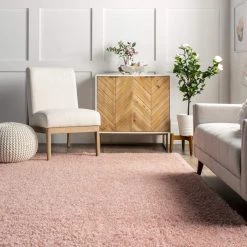 NuLOOM New Arrivals Marlow Soft Shaggy Faux Sheepskin Machine Washable Area Rug