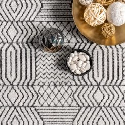 NuLOOM Stacey Textured Modern Geometric Indoor/Outdoor Area Rug New Arrivals