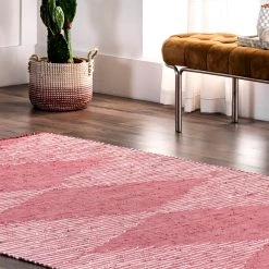 NuLOOM New Arrivals Collins Lined Diamonds Area Rug