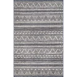NuLOOM New Arrivals Maia Striped Tribal Indoor/Outdoor Area Rug