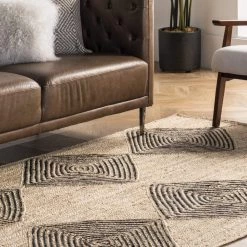 NuLOOM New Arrivals Birdseye Diamonded Jute Area Rug