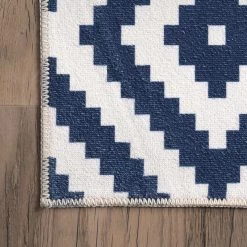 NuLOOM New Arrivals Kellee Machine Washable Modern Diamonds Area Rug