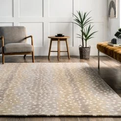 NuLOOM Yvette Wool Spotted Area Rug