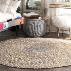 NuLOOM Braided Draya Jute Area Rug