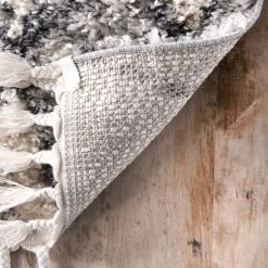 NuLOOM Yani Soft & Cozy Diamond Shag Tassel Area Rug