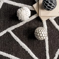 NuLOOM Berkley Hand Tufted Wool Abstract Contemporary Area Rug New Arrivals