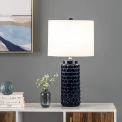 NuLOOM New Arrivals Jordan 24" Ceramic Table Lamp