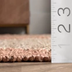 NuLOOM Pandora Diamond Jute Area Rug