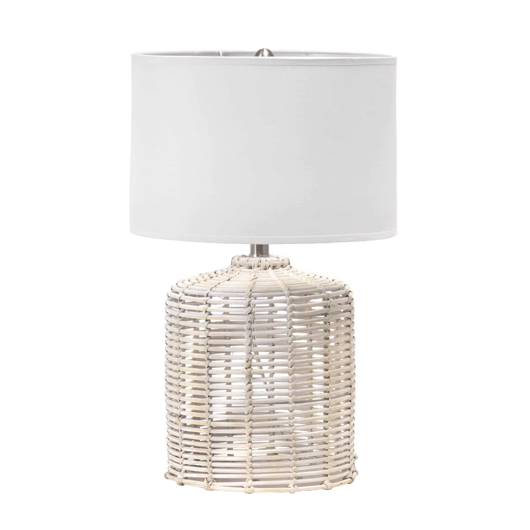 NuLOOM Modena 19" Rattan Table Lamp Lighting 1 NuLOOM Modena 19" Rattan Table Lamp Lighting