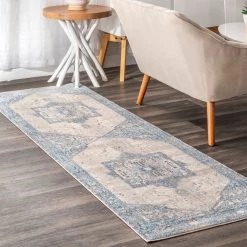NuLOOM Best Sellers Vintage Harriet Medallion Fringe Area Rug
