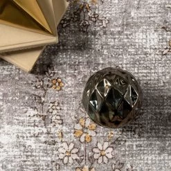 NuLOOM New Arrivals Ren Machine Washable Vintage Floral Area Rug