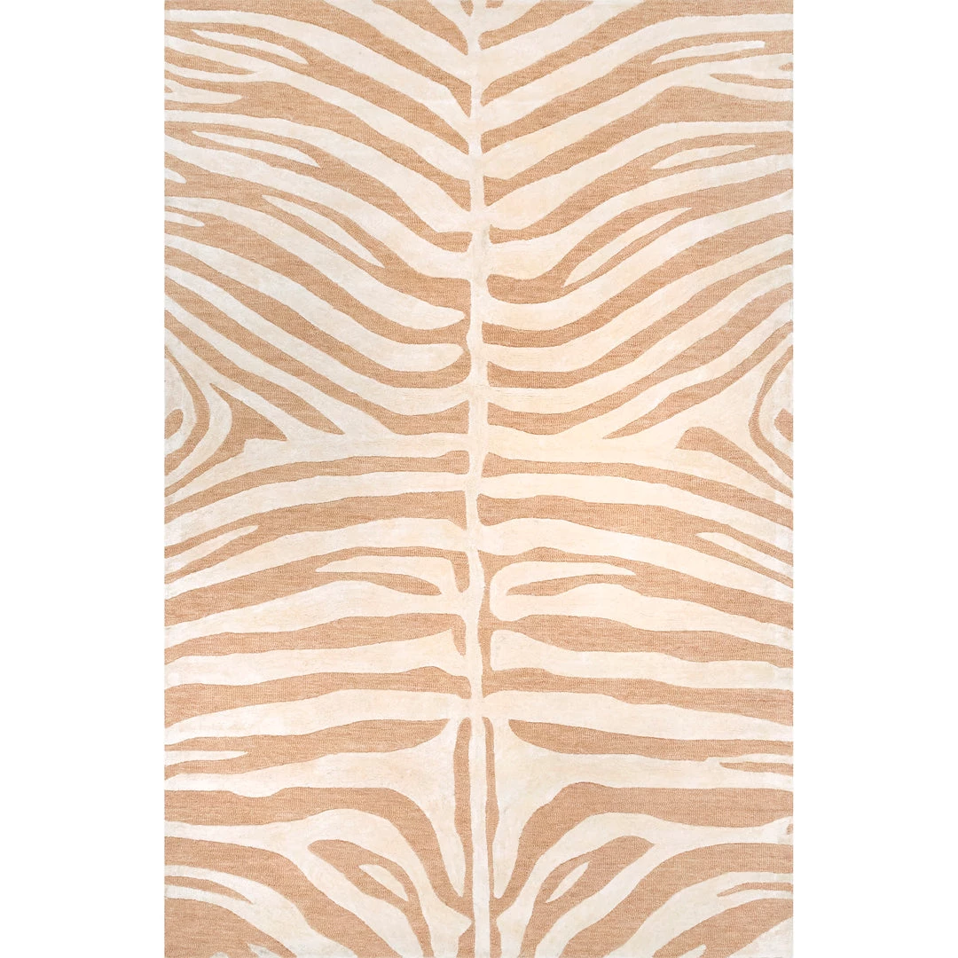 NuLOOM Contemporary Hand Tufted Plush Zebra Area Rug 28 NuLOOM Contemporary Hand Tufted Plush Zebra Area Rug