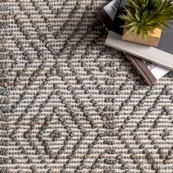 NuLOOM Alden Textured Diamonds Area Rug New Arrivals