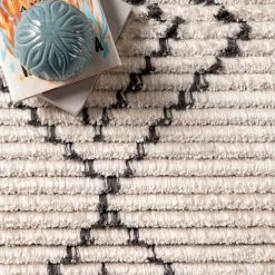NuLOOM Tayah Soft Shag Moroccan Diamond Fringe Area Rug New Arrivals