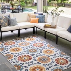 NuLOOM New Arrivals Indoor/Outdoor Transitional Aurora Area Rug