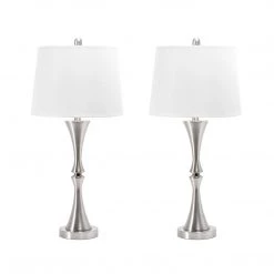 NuLOOM Basel 30" Metal Table Lamp Set 15 NuLOOM Basel 30
