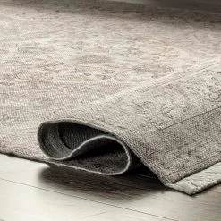 NuLOOM Nikki Hand Woven Vintage Medallion Flatweave Fringe Area Rug New Arrivals