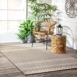 NuLOOM Tilly Striped Lattice Indoor/Outdoor Area Rug 13 NuLOOM Tilly Striped Lattice Indoor/Outdoor Area Rug
